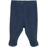 Serendipity Navy Newborn Byxor W. Feet