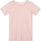 Serendipity Coral/Offwhite T-Shirt Stripe