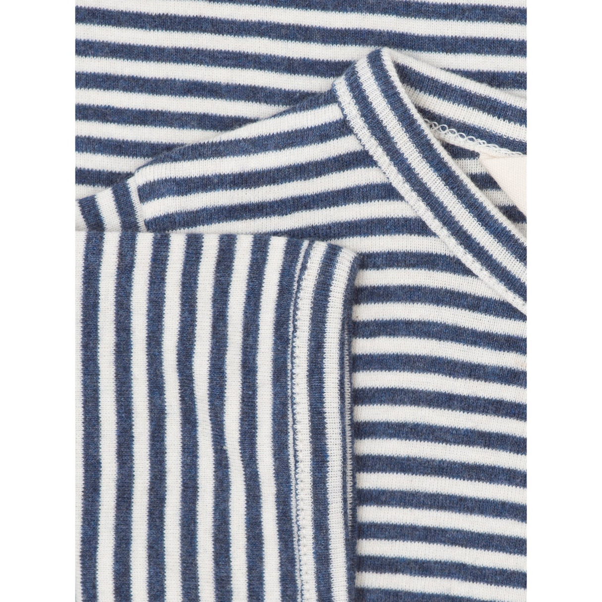 Serendipity Navy/Offwhite Baby Kort Dräkt Stripe