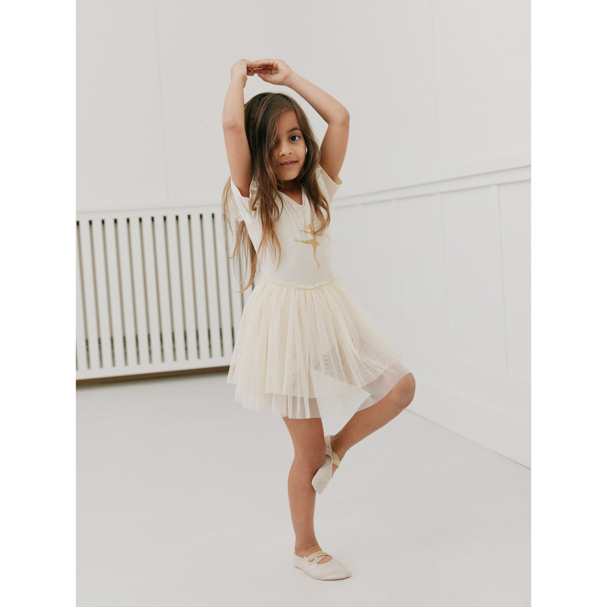 Sofie Schnoor X Luksusbaby Cream White Gym Skor