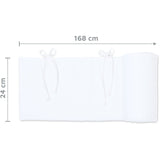 babybay® White Piqué Säng Bumper