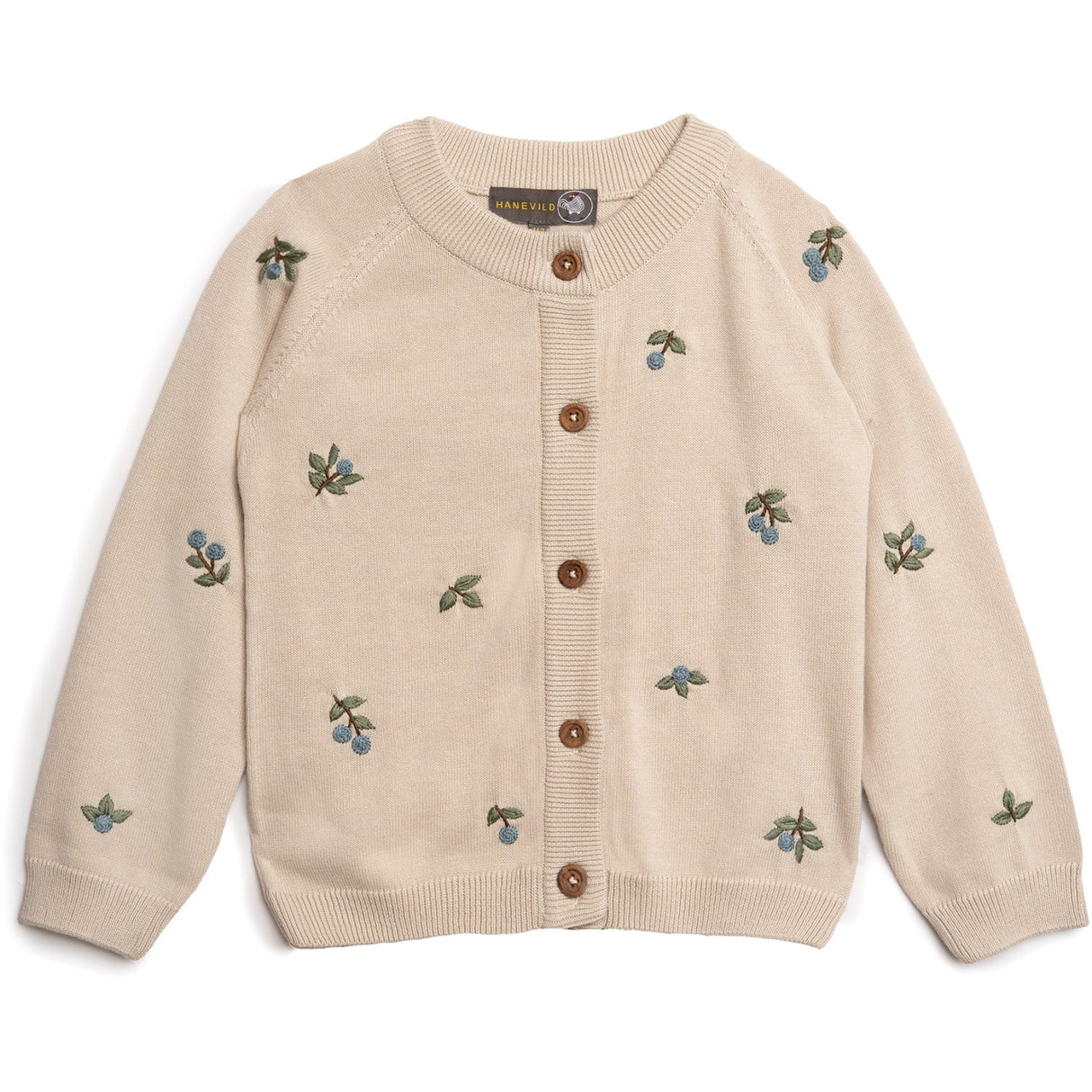 Hanevild Summer Sand Blueberry Cardigan