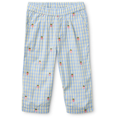 Flöss Sky Berry Gingham Mille Byxor