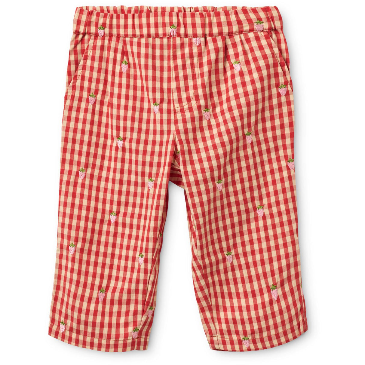 Flöss Red-pink Berry Gingham Molly Pineberry Byxor