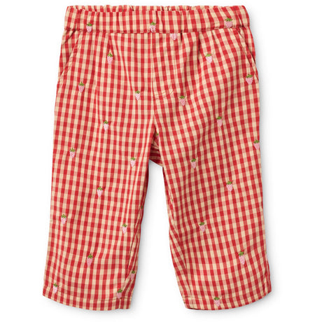 Flöss Red-pink Berry Gingham Molly Pineberry Byxor