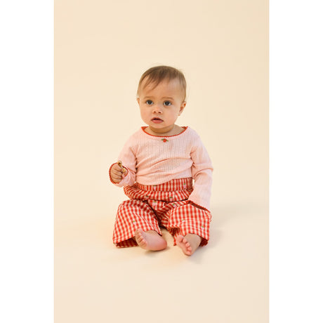 Flöss Red-pink Berry Gingham Molly Pineberry Byxor