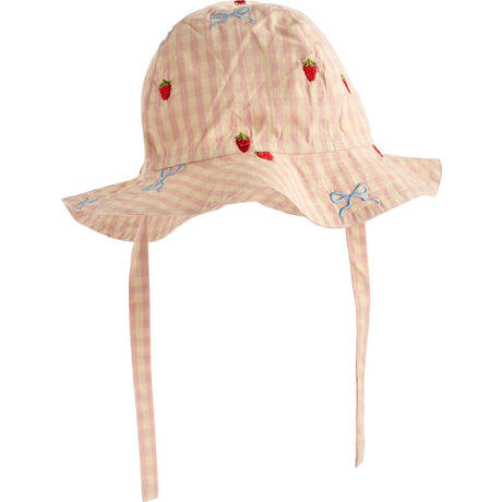 Flöss Berry/bow Gingham Dolly Rosett Sun Mössa