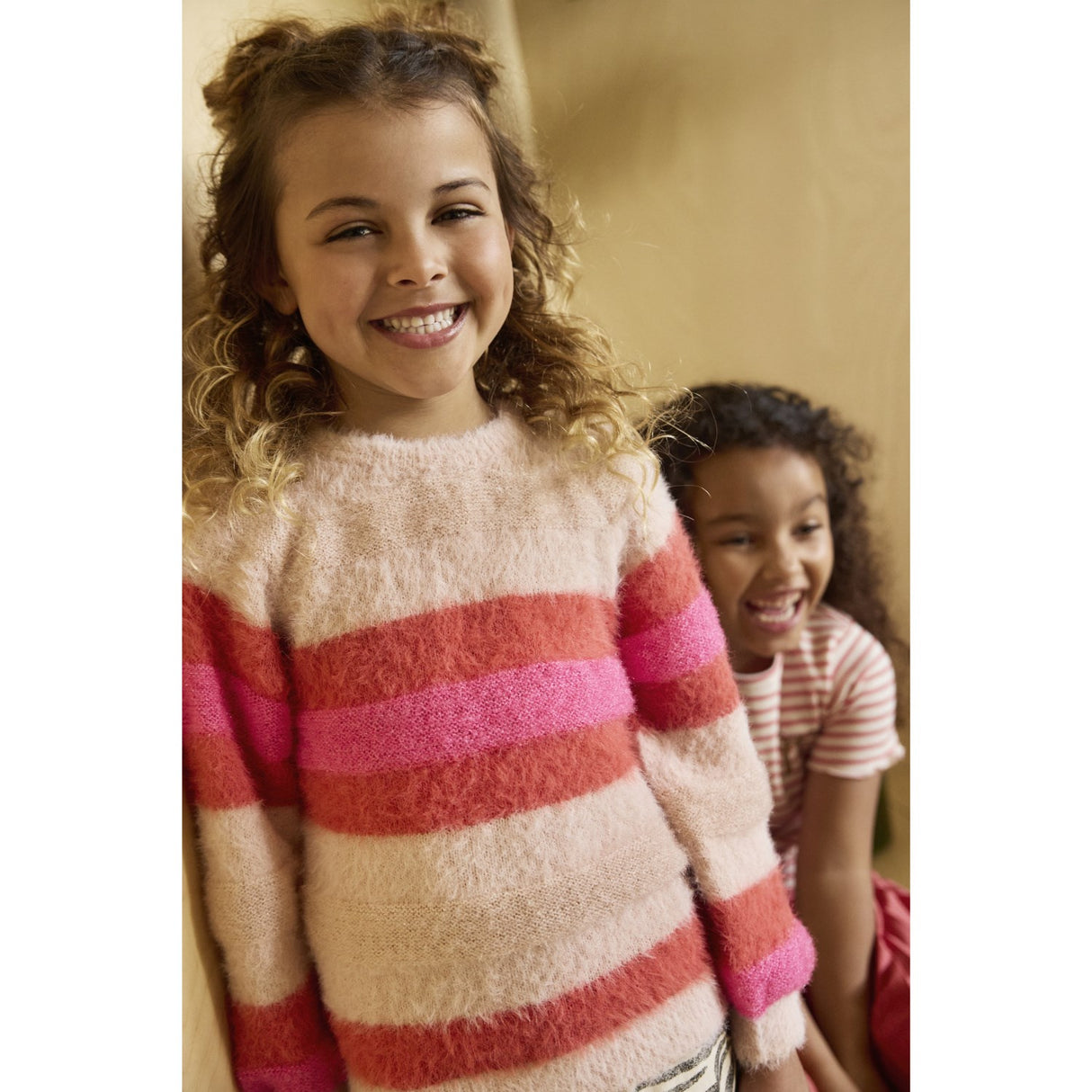 Minymo Peach Whip Pullover Stickad