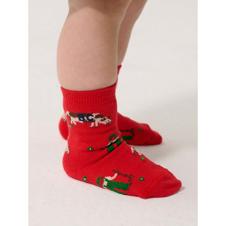 Bobo Choses Red Farm Adventure All Över Kort Strumpor