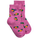 Bobo Choses Fuchsia Tangerine All Över Kort Strumpor
