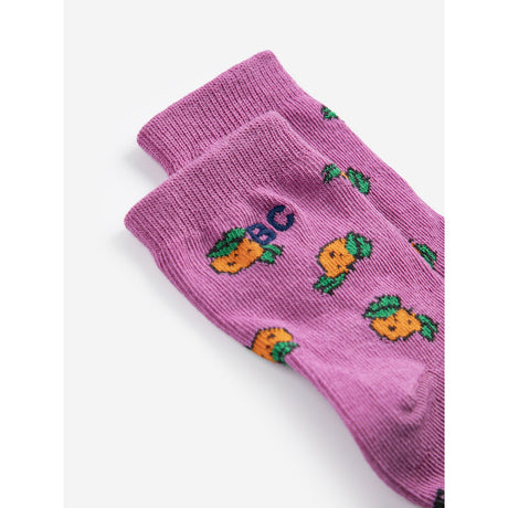 Bobo Choses Fuchsia Tangerine All Över Kort Strumpor