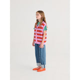 Bobo Choses Purple Bc Striped Stickad Väst