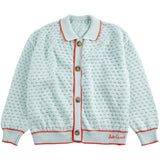 Bobo Choses Light Blue Bc Openwork Cardigan