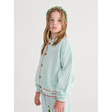 Bobo Choses Light Blue Bc Openwork Cardigan