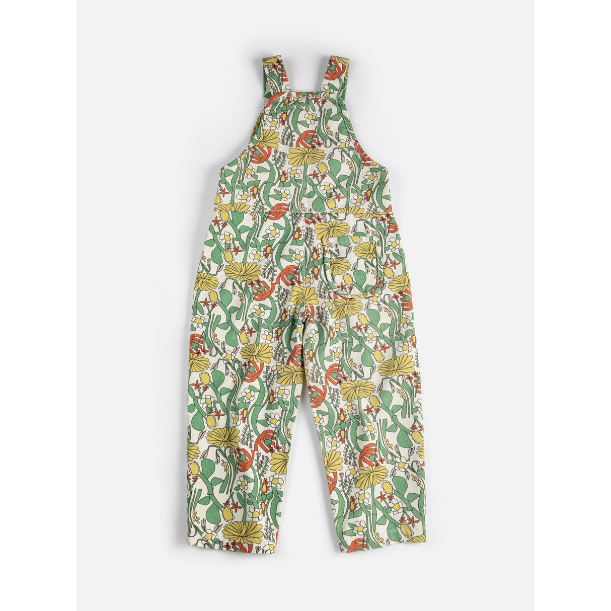 Bobo Choses Offwhite Färg Herbalist All Över Woven Dungaree