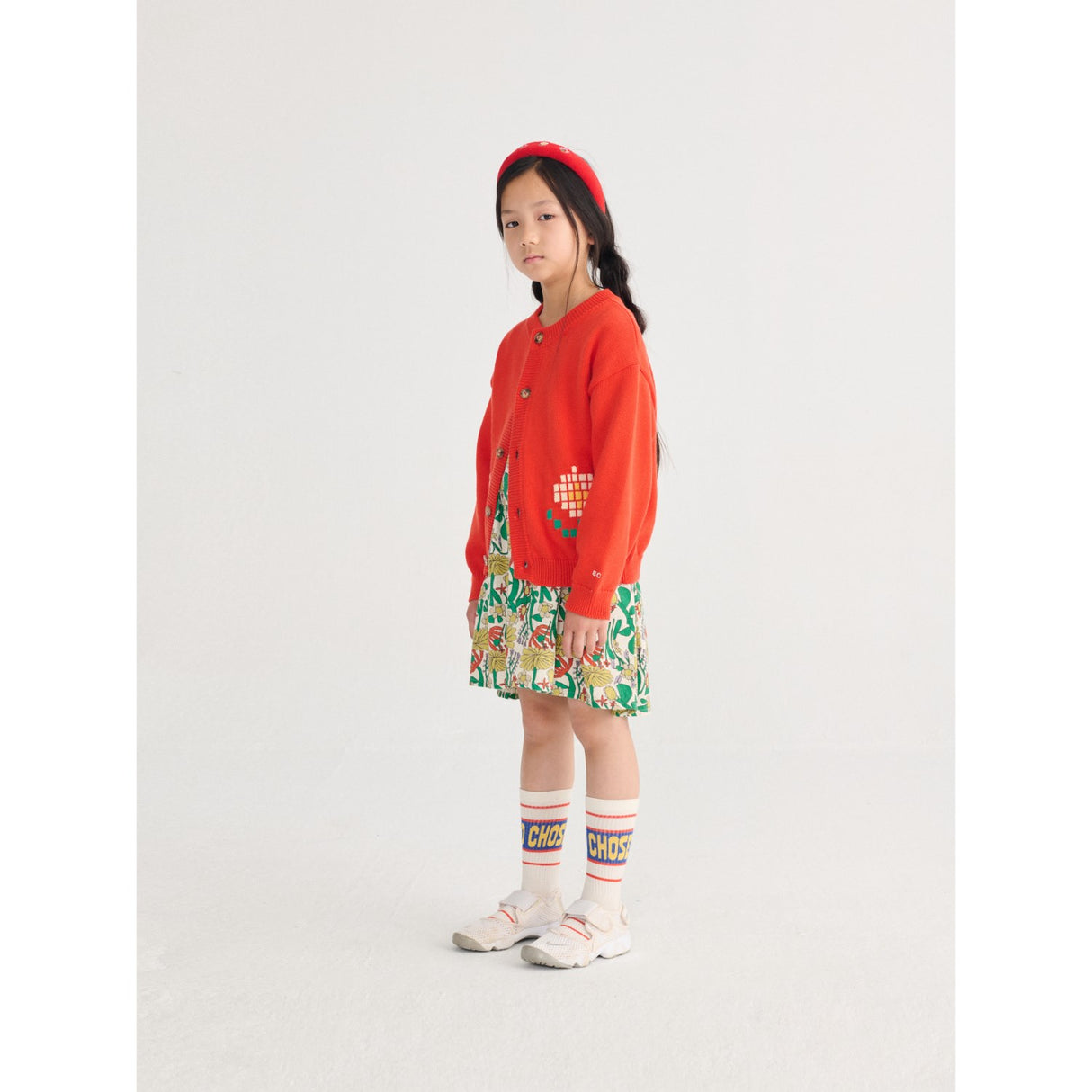 Bobo Choses Offwhite Färg Herbalist All Över Woven Klänning