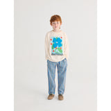 Bobo Choses Navy Blue New Hairline Woven Byxor