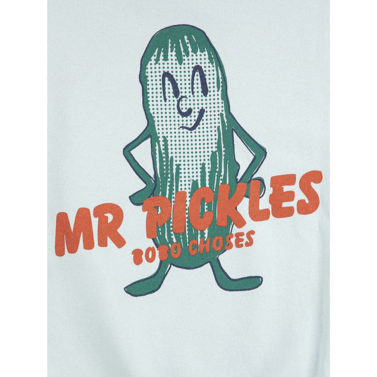 Bobo Choses Light Blue Mr Pickles Sweatshirt