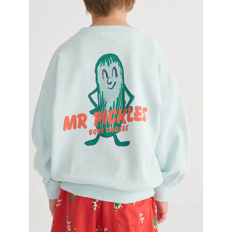 Bobo Choses Light Blue Mr Pickles Sweatshirt