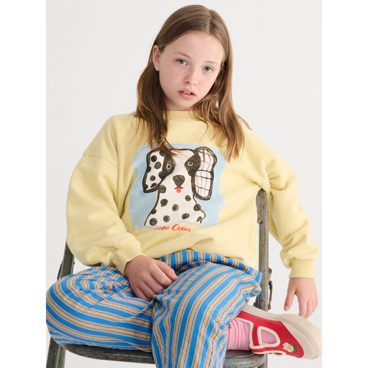 Bobo Choses Yellow Van Dog Sweatshirt