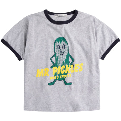 Bobo Choses Heather Grey Mr Pickles T-Shirt
