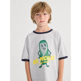Bobo Choses Heather Grey Mr Pickles T-Shirt