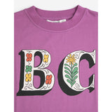 Bobo Choses Purple Spring Letters T-Shirt