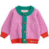 Bobo Choses Multicolor Färg Block Open Work Cardigan