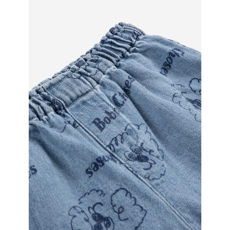 Bobo Choses Prussian Blue Pickles The Dog All Över Denim Kort