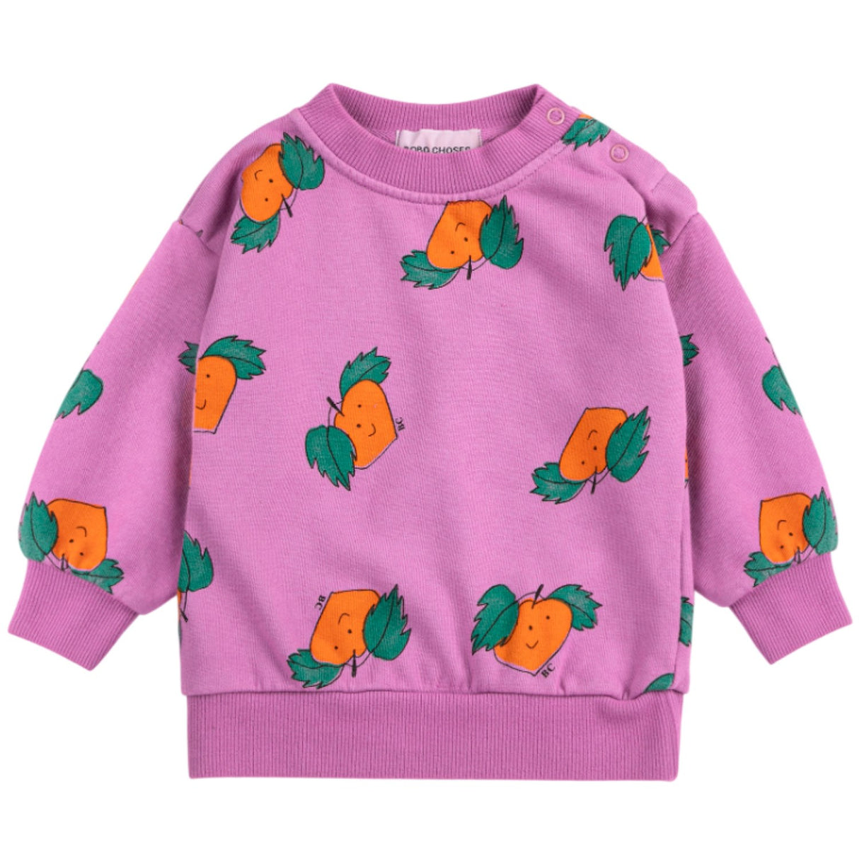 Bobo Choses Fuchsia Tangerine All Över Sweatshirt