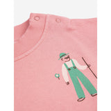 Bobo Choses Pink Farm Adventure Sweatshirt