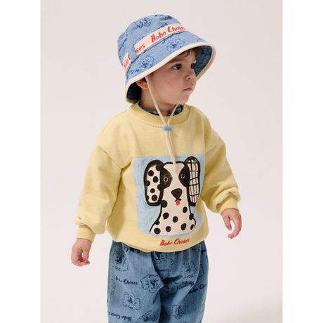 Bobo Choses Yellow Van Dog Sweartshirt