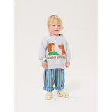Bobo Choses Heather Grey Friends In A Pickle Sweatshirt