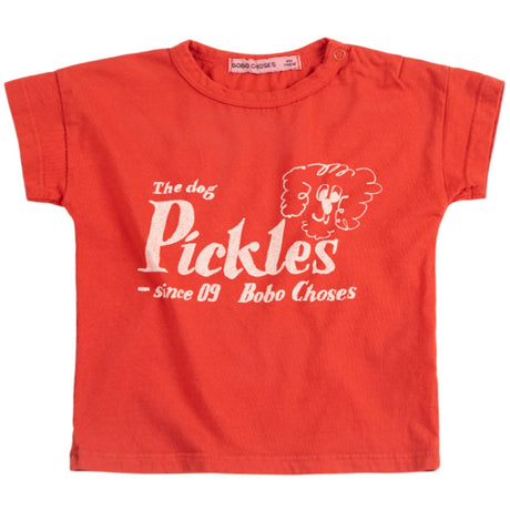 Bobo Choses Red Pickles The Dog T-Shirt