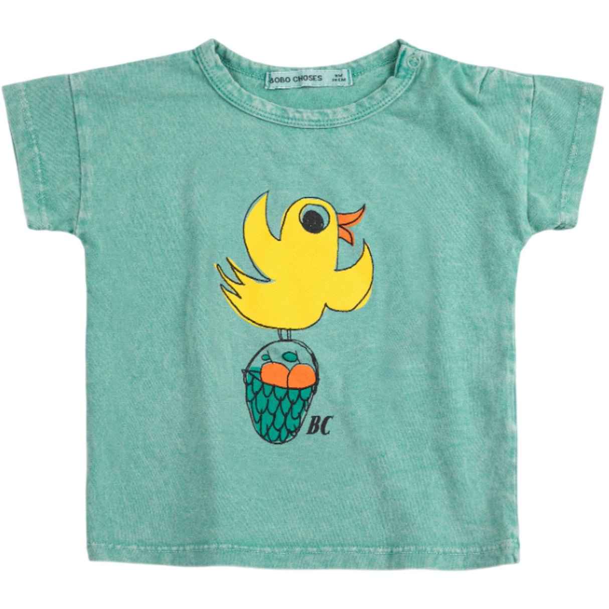 Bobo Choses Green Flying Oranges T-Shirt