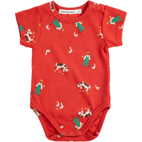 Bobo Choses Red Farm Adventure All Över Body