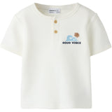 Name It Cloud Dancer Nmmfallan Ss Nreg Topp