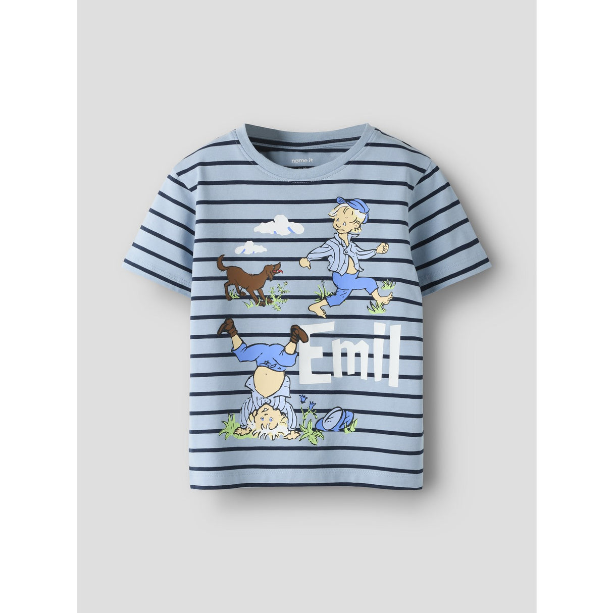Name It Blue Fog Nmmmiall Emil Ss Nreg Topp Box Sky