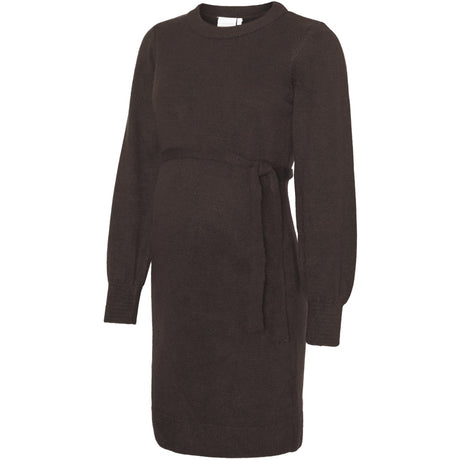 Mama;licious Hot Fudge Melange Mlnewanne L/S Abk Stickad Klänning A. Noos