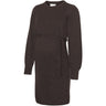 Mama;licious Hot Fudge Melange Mlnewanne L/S Abk Stickad Klänning A. Noos