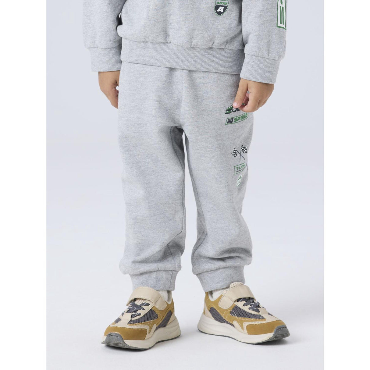 Name It Grey Melange Nmmnilius Nreg Swe Byxor Bru Pb
