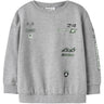 Name It Grey Melange Nmmnilius Ls Nreg Swe Bru Pb