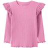 Name It Begonia Pink Nmfninna Ls Slim Topp Pb