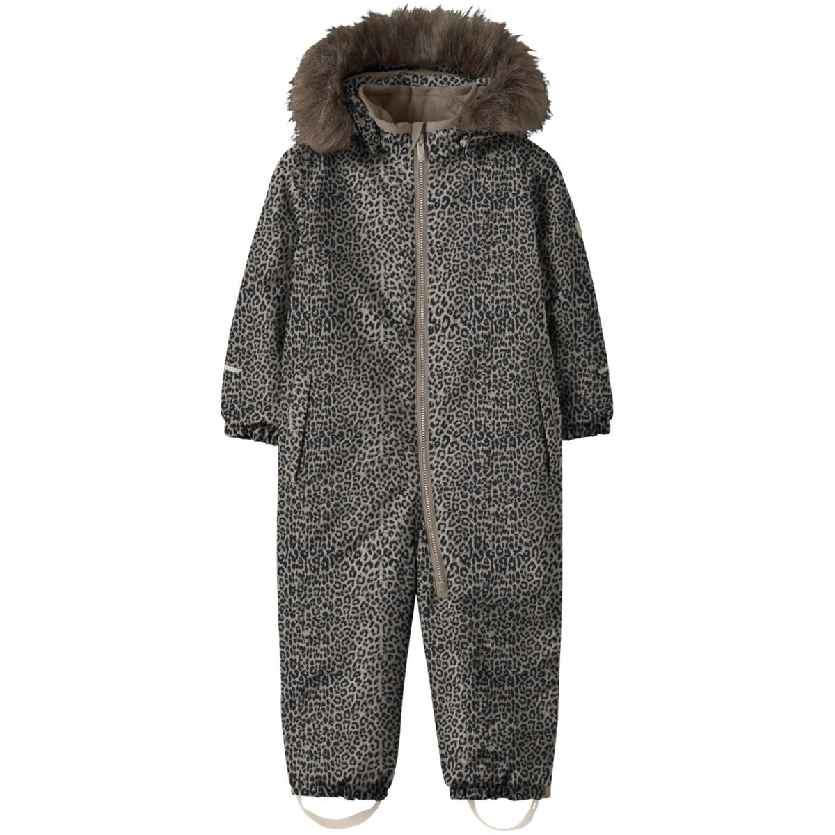Name It Silver Mink Leo Nmfsnow10 Dräkt Aop Fo Noos