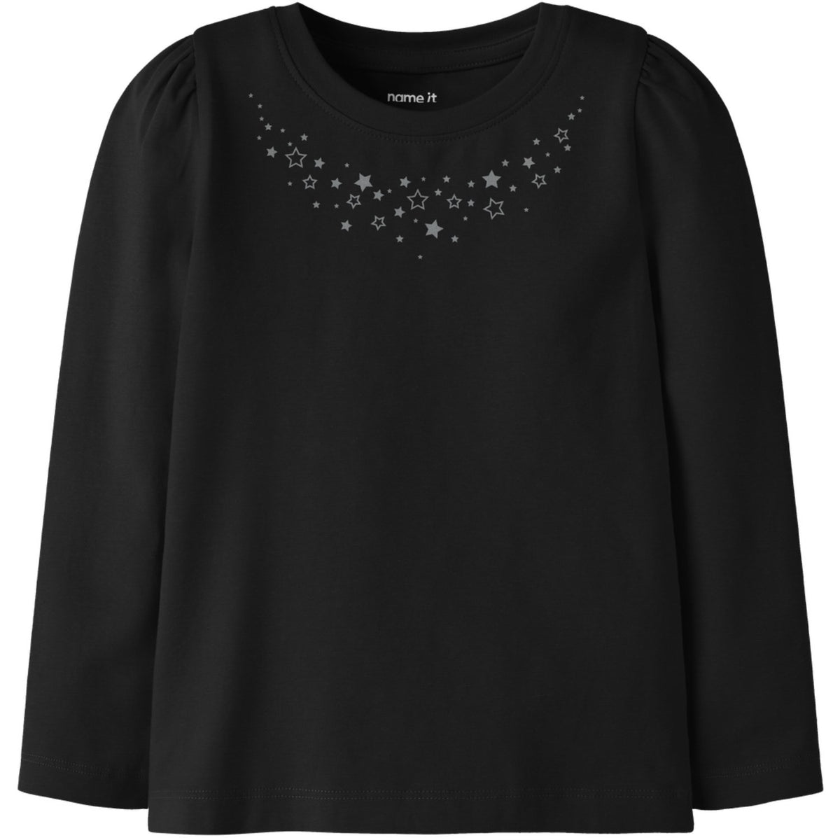 Name It Black Nmfrilina Ls Topp Pb