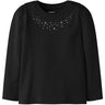 Name It Black Nmfrilina Ls Topp Pb
