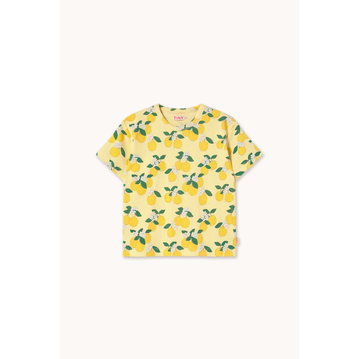 TinyCottons Mellow Yellow Oranges Rib Tee