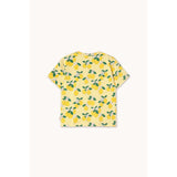 TinyCottons Mellow Yellow Oranges Rib Tee