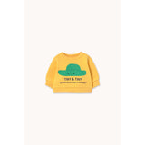 TinyCottons Soft Yellow Tiny Mössa Baby Sweatshirt