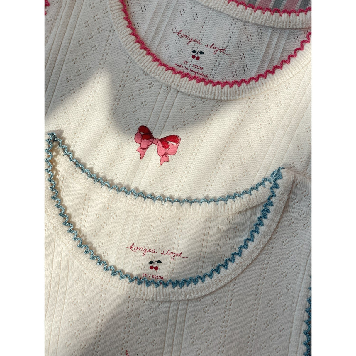 Konges Sløjd Antique White Minna 3 Pack Tank Tops Gots